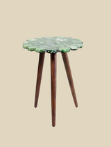 Ben Agate Side Table - Green