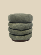 Khalia Green Storage Ottoman