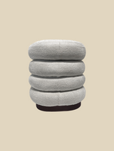 Khalia Ivory Storage Ottoman