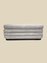 Khalia Grey Storage Ottoman