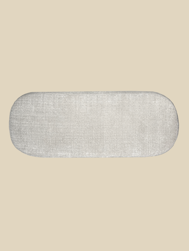 Khalia Cream Storage Ottoman