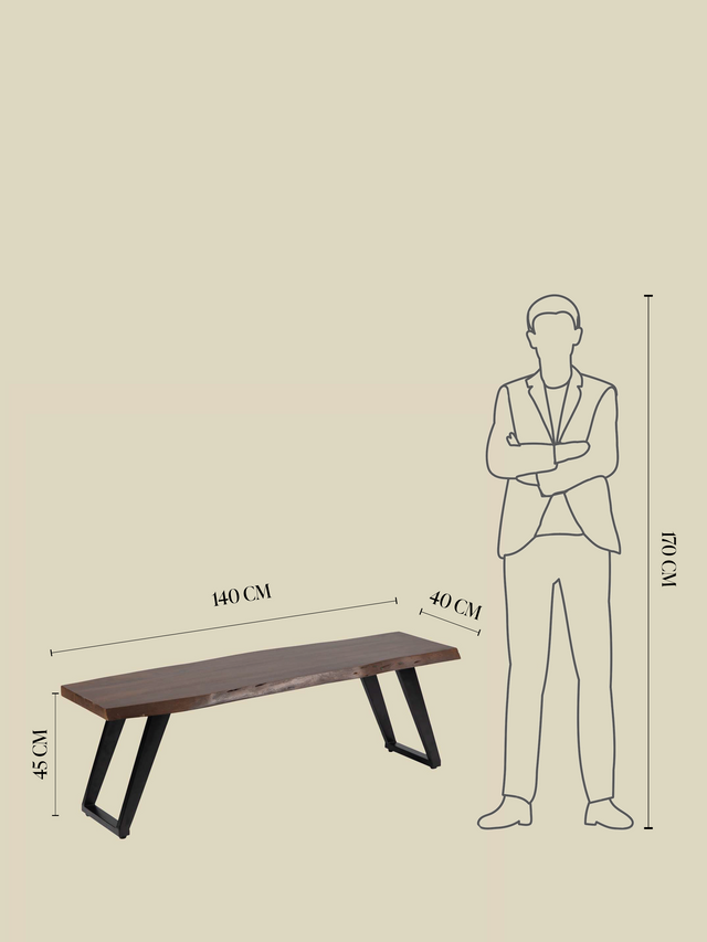 Redmond Acacia Wood Bench