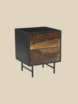 Astra Two Drawer Bedside Table
