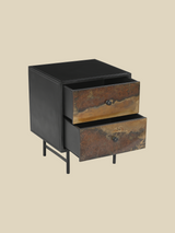 Astra Two Drawer Bedside Table