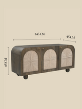 Ayra Three Door Sideboard