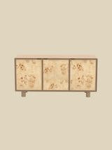 Aurea Burl Three Door Sideboard - Light Wood