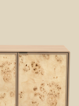 Aurea Burl Three Door Sideboard - Light Wood