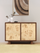 Aurea Burl Two Door Cabinet - Walnut