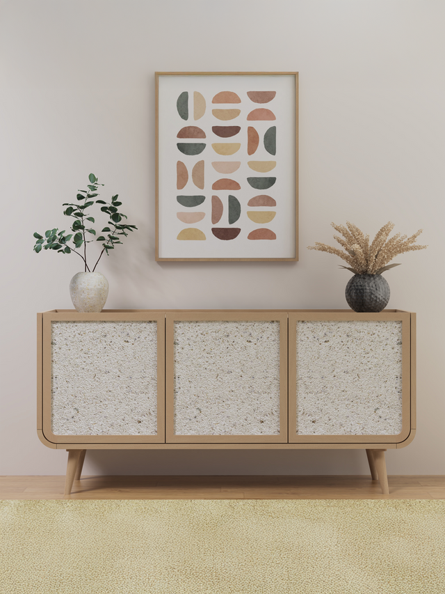 Kael Three Door Cabinet - Natural