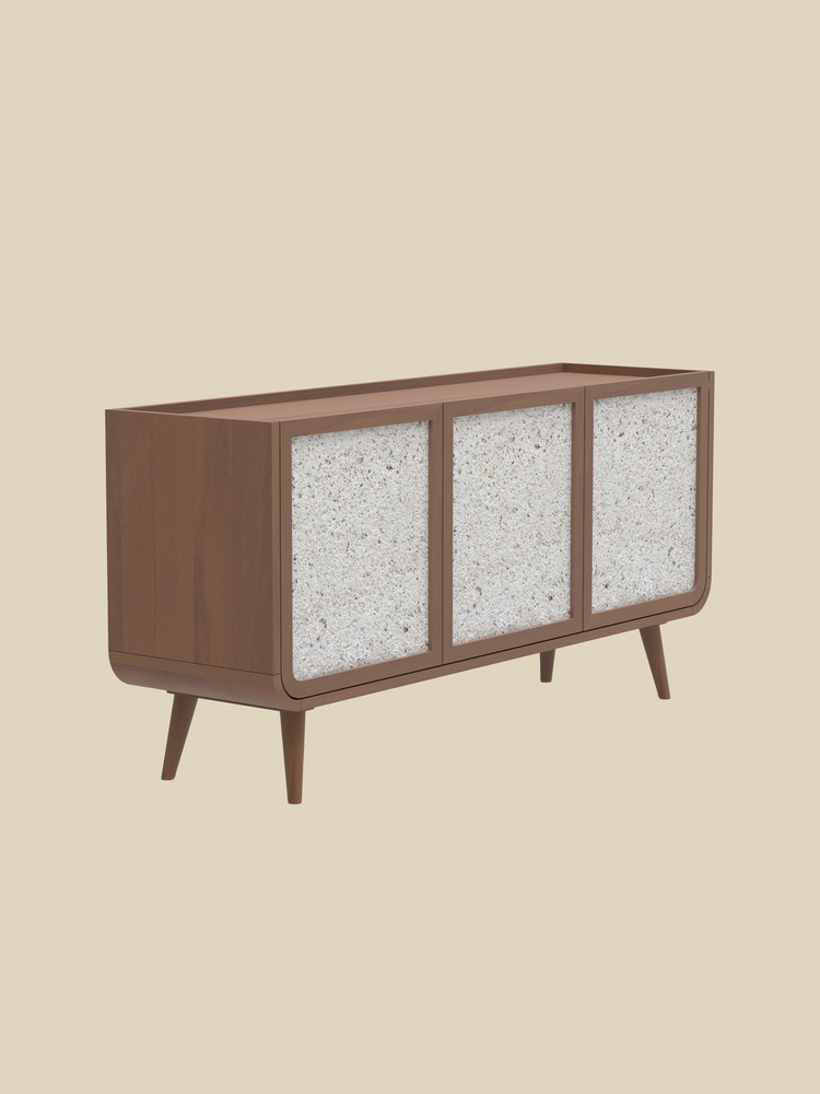 Kael Three Door Sideboard - Walnut