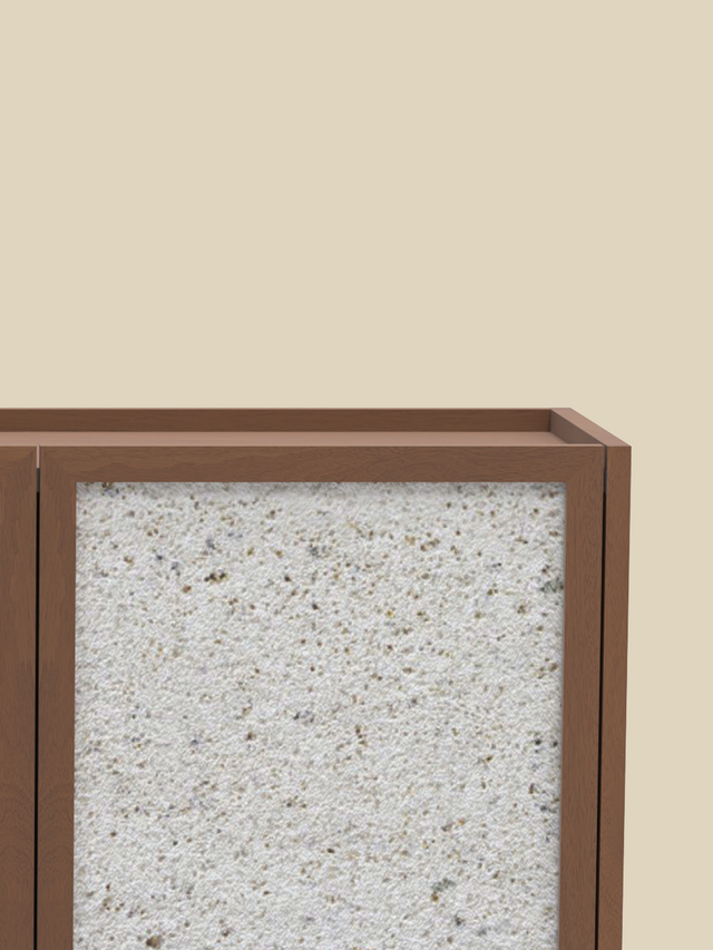 Kael Three Door Cabinet - Walnut