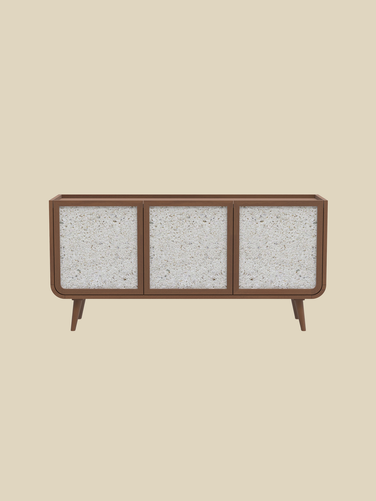 Kael Three Door Sideboard - Walnut