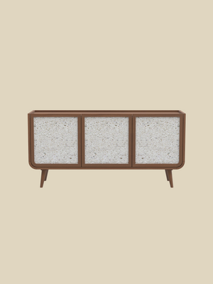 Kael Three Door Sideboard - Walnut