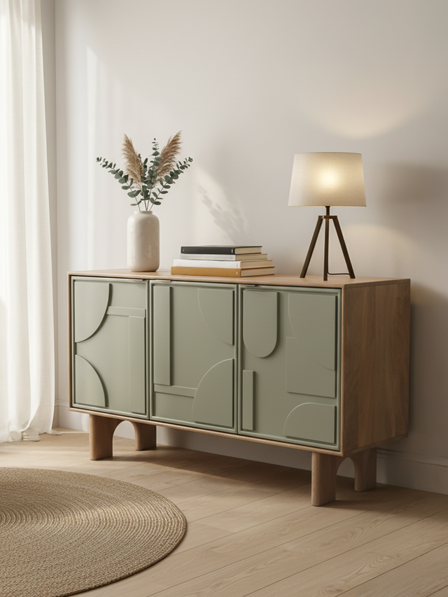 Verde Three Door Cabinet