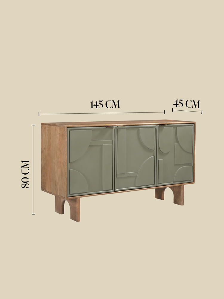 Verde Three Door Sideboard