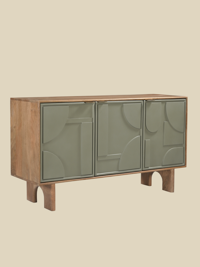Verde Three Door Cabinet