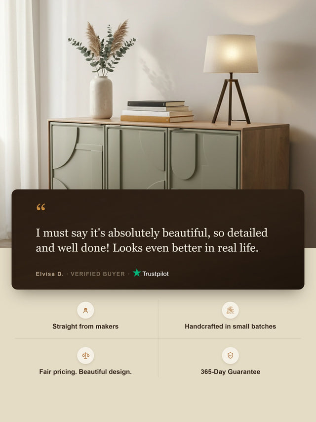 Verde Three Door Sideboard