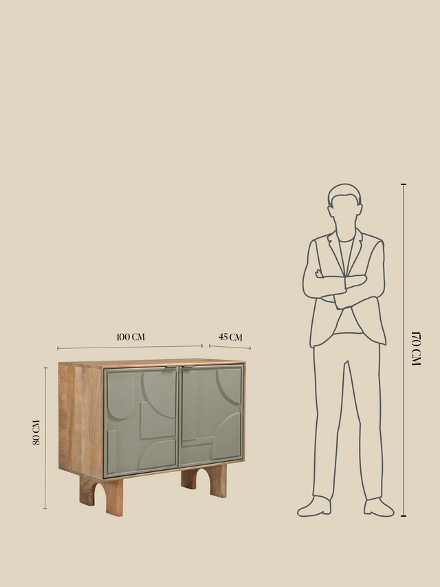 Verde Two Door Cabinet