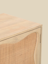 Carlo Two Door Cabinet With Cane