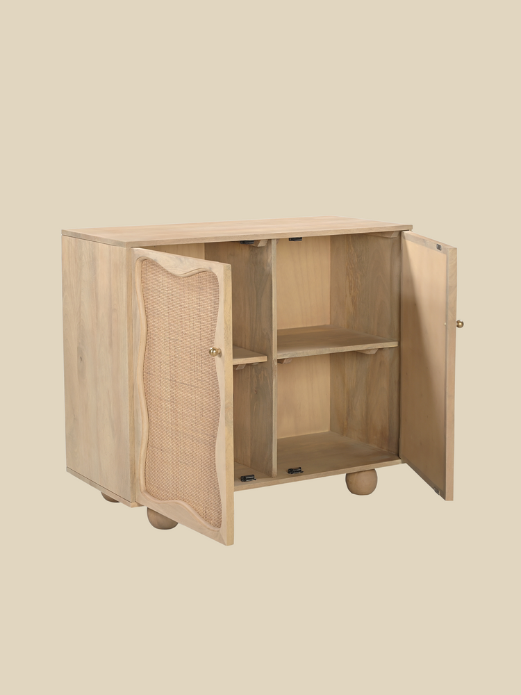 Carlo Two Door Cabinet With Cane