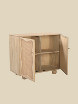 Carlo Two Door Cabinet With Cane