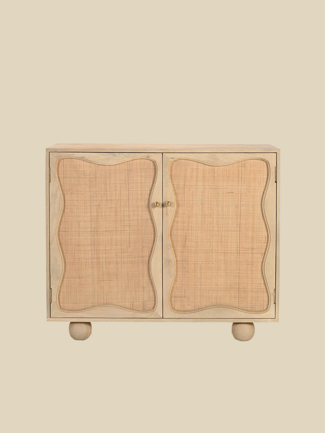 Carlo Two Door Cabinet With Cane