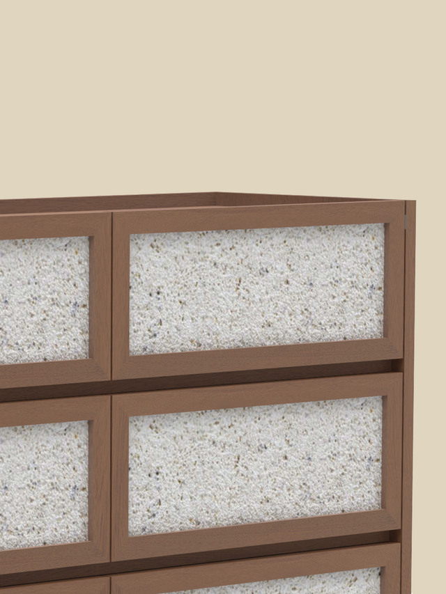 Kael Six Drawer Chest - Walnut
