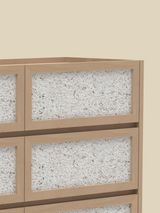 Kael Six Drawer Chest - Natural