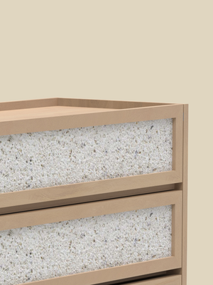 Kael Three Drawer Chest - Natural