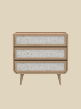 Kael Three Drawer Chest - Natural