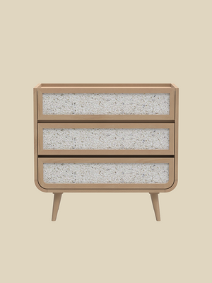 Kael Three Drawer Chest - Natural