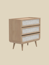 Kael Three Drawer Chest - Natural