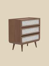 Kael Three Drawer Chest - Walnut