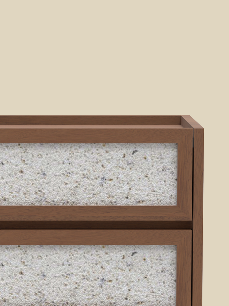 Kael Three Drawer Chest - Walnut