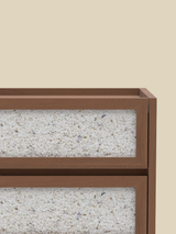 Kael Three Drawer Chest - Walnut