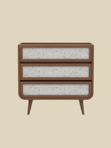 Kael Three Drawer Chest - Walnut