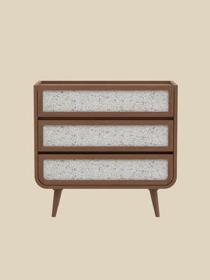 Kael Three Drawer Chest - Walnut