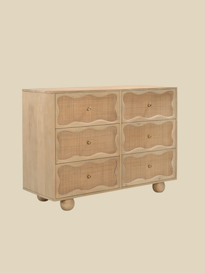 Paxon Six Drawer Chest With Cane