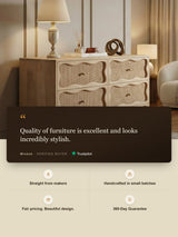 Paxon Six Drawer Chest With Cane