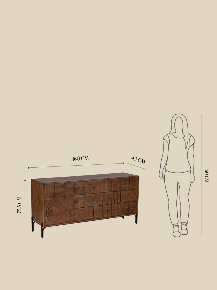 Bastian Three Door Sideboard – FABLEROOM