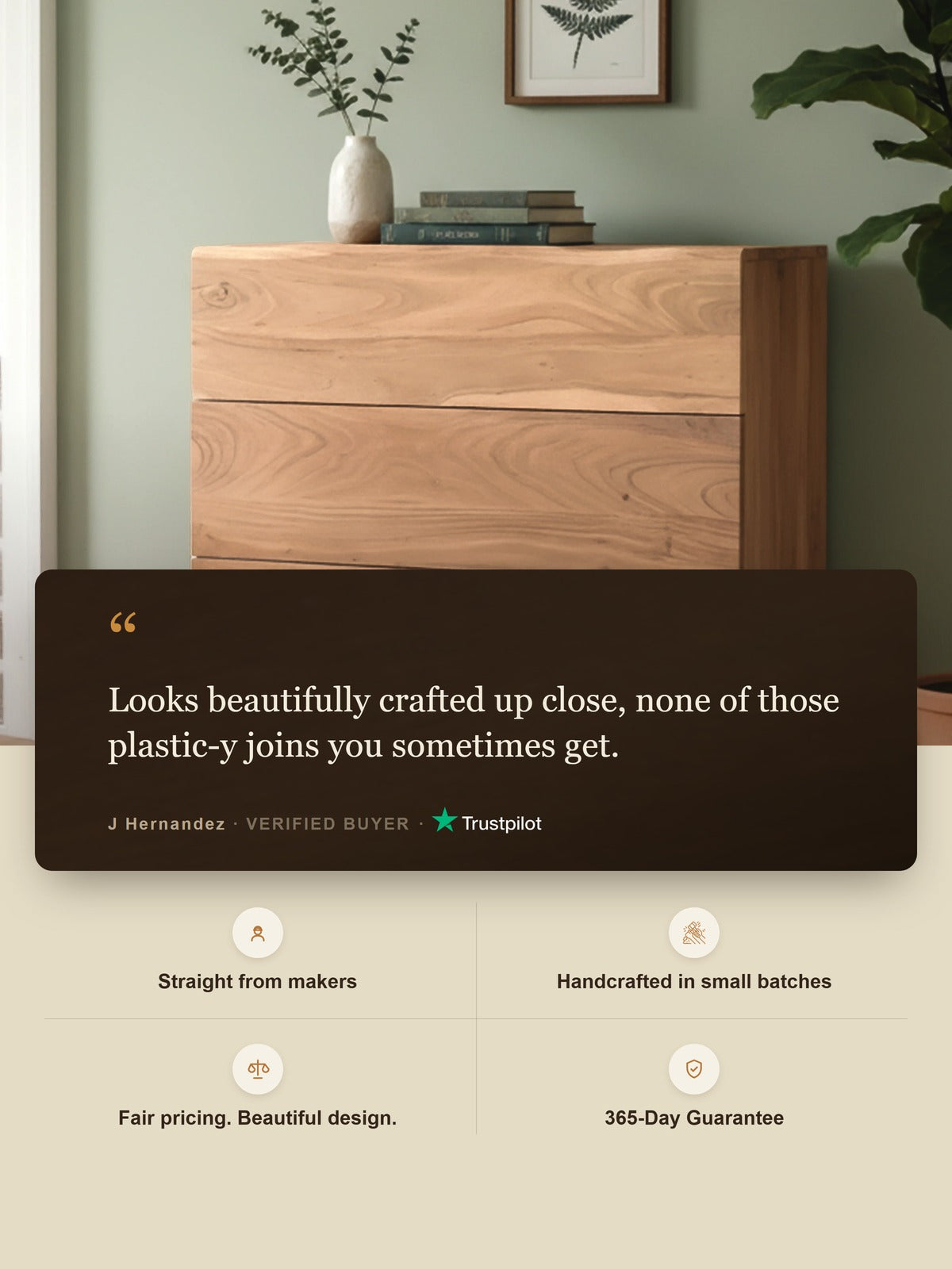 Alder Three Drawer Chest