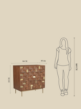 Caspian Three Drawer Chest