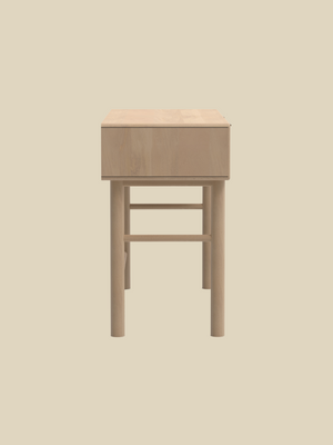 Aurea Burl Two Drawer Console Table - Natural
