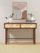Aurea Burl Two Drawer Console Table - Walnut