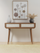 Kael Two Drawer Console Table - Walnut
