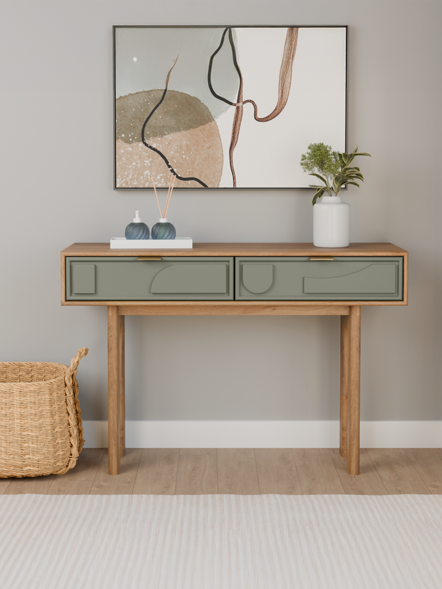 Verde Two Drawer Console