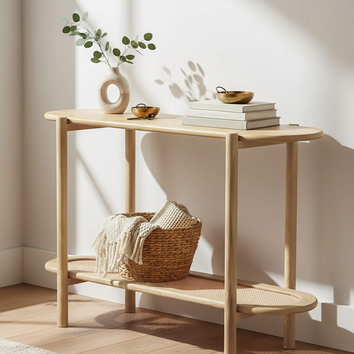 Elora Rattan Console Table – FABLEROOM