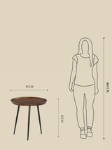 Lindset Mango Wood Side Table