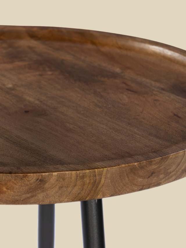 Lindset Mango Wood Side Table