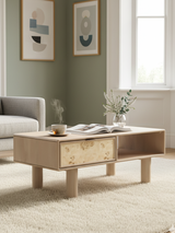 Aurea Burl Coffee Table - Natural